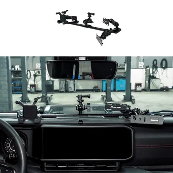Подходит для Jeep Wrangler JL 2019-2023, держатель для телефона на центральной консоли, крепление на приборную панель, GPS, кронштейн для цифрового устройства