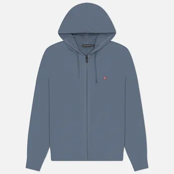Мужская толстовка Napapijri Balis Summer Full-Zip Hoodie, цвет серый, размер L