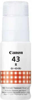 Чернила Canon GI-43R, 60 мл, красный, оригинальные для Canon Pixma G540/G640 (4716C001)