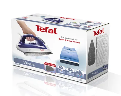 Утюг Tefal Virtuo FV1711E0 1.8 кВт, 1.9 м, синий/белый (1830006582)