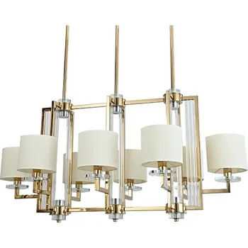 Подвесная люстра Newport 35400 35408/S gold без абажуров
