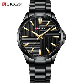 CURREN мужские часы лучший бренд класса люкс из нержавеющей стали часы для мужчин CURREN наручные часы модные деловые кварцевые часы мужские водонепроницаемые