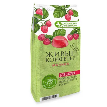 Мармелад желейный Малина б/сахара, 170 г