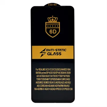 Защитное стекло Activ Clean Line 3D для экрана смартфона Honor X5b/X5b Plus, FullScreen, поверхность глянцевая, черная рамка, 2.5D (238324)