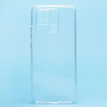 Чехол-накладка Activ ASC-101 Puffy 0.9мм для смартфона Xiaomi Redmi 10C, силикон, прозрачный (209166)