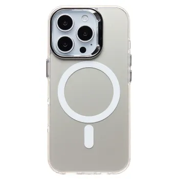 Чехол-накладка Activ SM025 SafeMag для смартфона Apple iPhone 16 Pro, силикон, белый (235560)