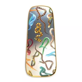Зеркало Seletti Mirror Gold Frame Snakes