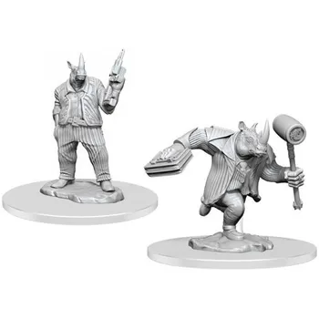 Миниатюра WizKids/NECA Magic Unpainted Miniatures: W6 Freelance Muscle & Rhox Pummeler