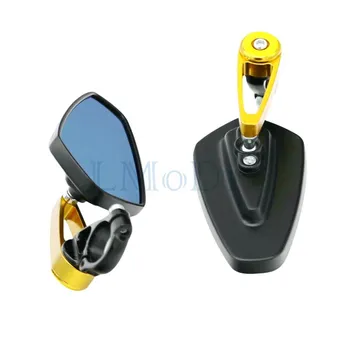 LMoDri Universal 7/8 22 мм руль для мотоцикла, торцевое зеркало для мотоцикла серебряный