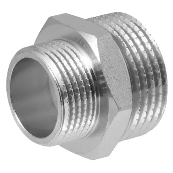 ниппель переходной MPF 1.1/4"х1/2" НР латунь резьба
