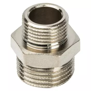 ниппель переходной STOUT НР 1/2X3/8 латунь резьба