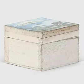 Коробка Liansheng декоративная пляж 11.5х11.5х7.5 см