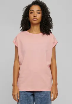 Футболка базовая EXTENDED SHOULDER Urban Classics, цвет lemonadepink