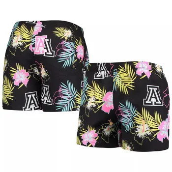 Мужские плавки FOCO Black Arizona Wildcats с неоновым цветочным принтом