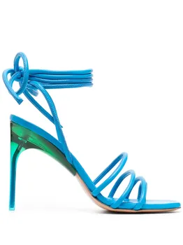 Босоножки Plexi 110 с ремешком на щиколотке OFF-WHITE, синий