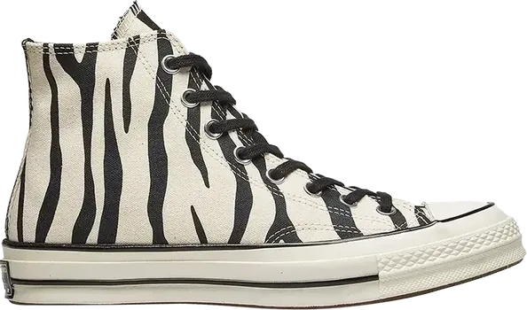 Кроссовки Converse Chuck 70 Hi Zebra, белый