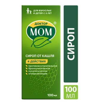 Доктор Мом, 100 мл, сироп растительный