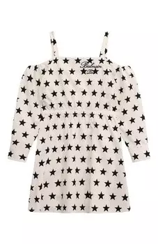 Хлопковое платье Balmain