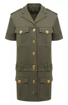 Хлопковое платье Balmain