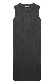 Хлопковое платье Brunello Cucinelli