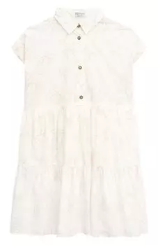 Хлопковое платье Brunello Cucinelli