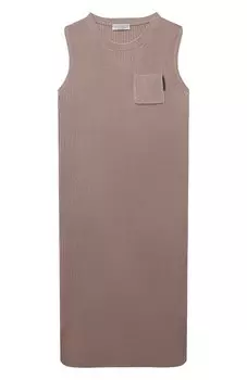 Хлопковое платье Brunello Cucinelli