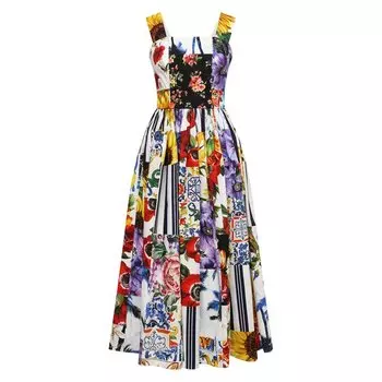 Хлопковое платье Dolce & Gabbana