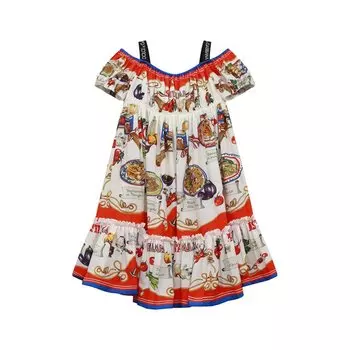 Хлопковое платье Dolce &amp; Gabbana