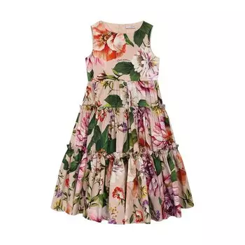 Хлопковое платье Dolce &amp; Gabbana
