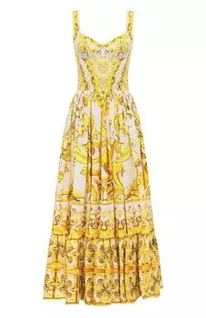 Хлопковое платье Dolce & Gabbana