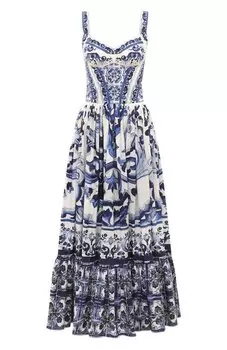 Хлопковое платье Dolce & Gabbana