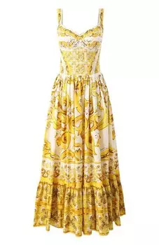 Хлопковое платье Dolce & Gabbana