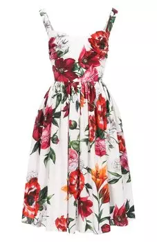Хлопковое платье Dolce & Gabbana