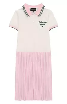 Хлопковое платье Emporio Armani