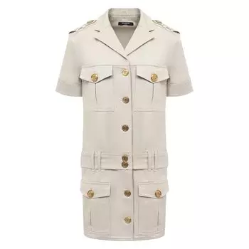 Хлопковое платье Balmain