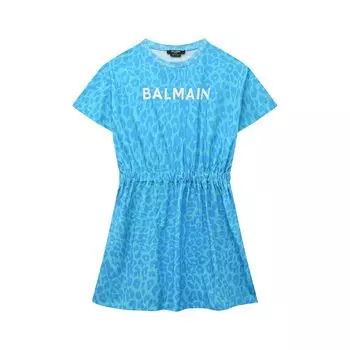 Хлопковое платье Balmain