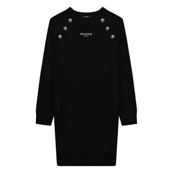 Хлопковое платье Balmain