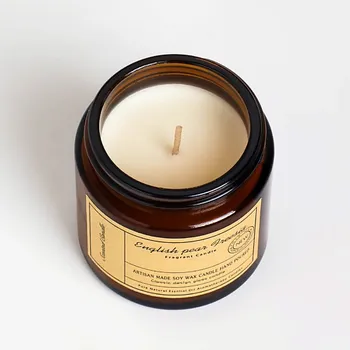 БОГАТСТВО АРОМАТА Свеча ароматическая в банке "ENGLISH PEAR FREESIA" 235