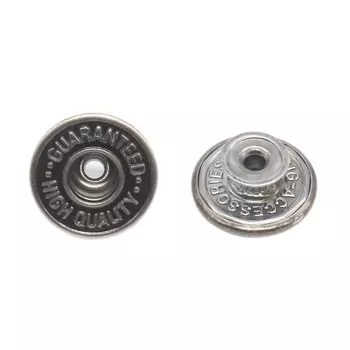 3034 Пуговицы джинс. 35/2 чернен.ГР