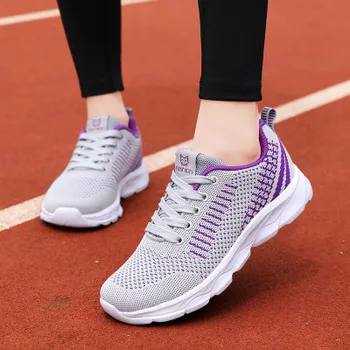 Women s New Breathable and Lightweight Casual Running Shoes 35 чёрный