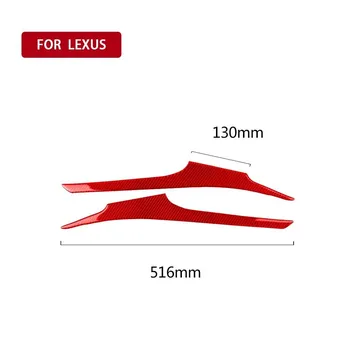 Для Lexus IS250 2013-подлокотник внутренней двери автомобиля, декоративная крышка, наклейка, отделка, углеродное волокно, автоаксессуары чёрный