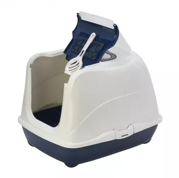 Moderna туалет-домик Jumbo с угольным фильтром, 57х44х41см, черничный (1,7 кг)