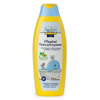 BABY LINE Пенка для купания с ромашкой и пантенолом Pflegebad mit Kamille und Panthenol