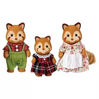 Sylvanian Families набор "Семья Красных панд", 3 фигурки