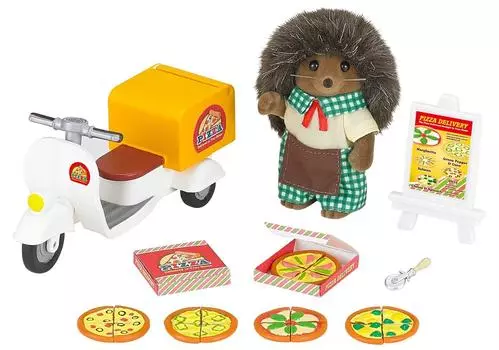 Sylvanian Families "Доставщик пиццы" - игровой набор фигурок