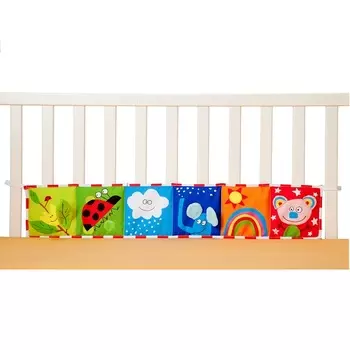 Taf Toys 10635 Таф Тойс Развивающая книжка с клипсами