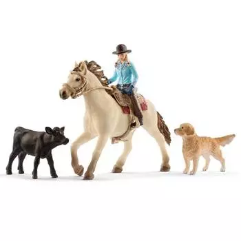 Schleich Игровой набор "Ковбойская дорога"