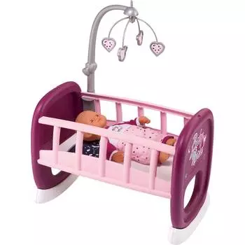 Smoby Baby Nurse Колыбель для пупса, с мобилем