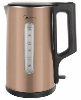 Чайник электрический Midea MK-8079 1.7л. 2200Вт бронзовый