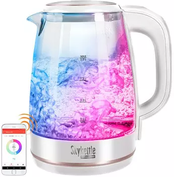 Чайник электрический Redmond RK-G203S 1.7л. 2200Вт белый (корпус: пластик)